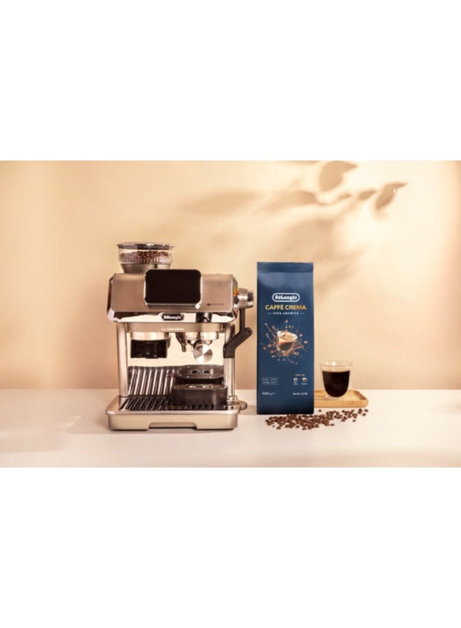 De'Longhi Cafe Crema 100% Arabica Roasted Whole Coffee Beans 1kg, Ideal for Espresso, Cappuccino & Latte Macchiato, For Coffee Machines – DLSC618 - Image 4